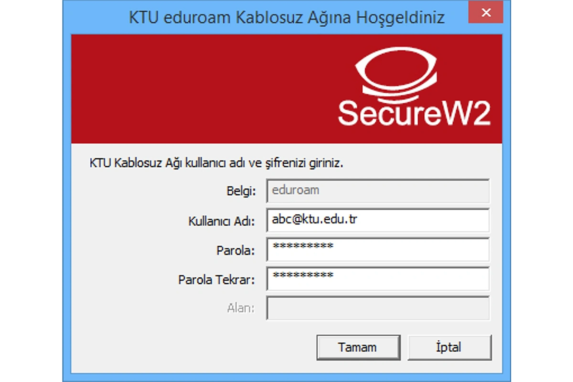KTÜ Eduroam Ayarları