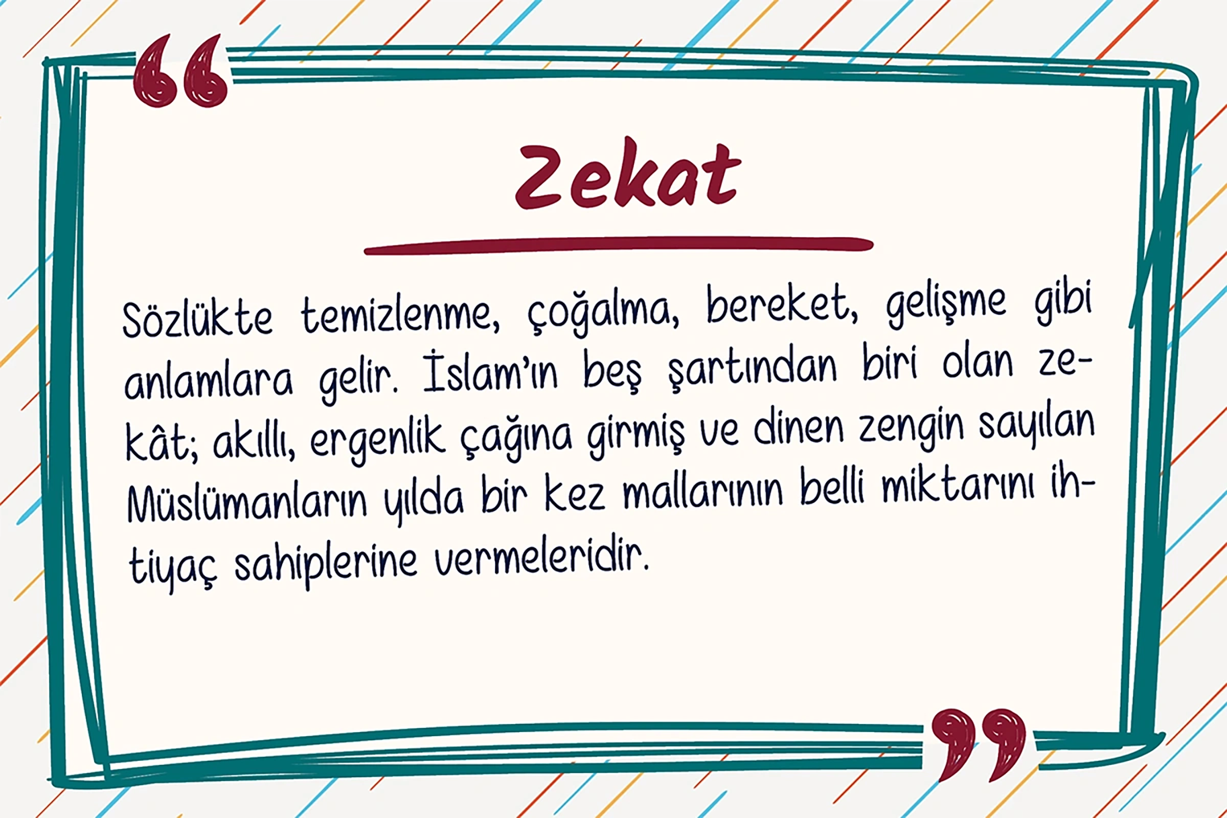 Zekat Nedir