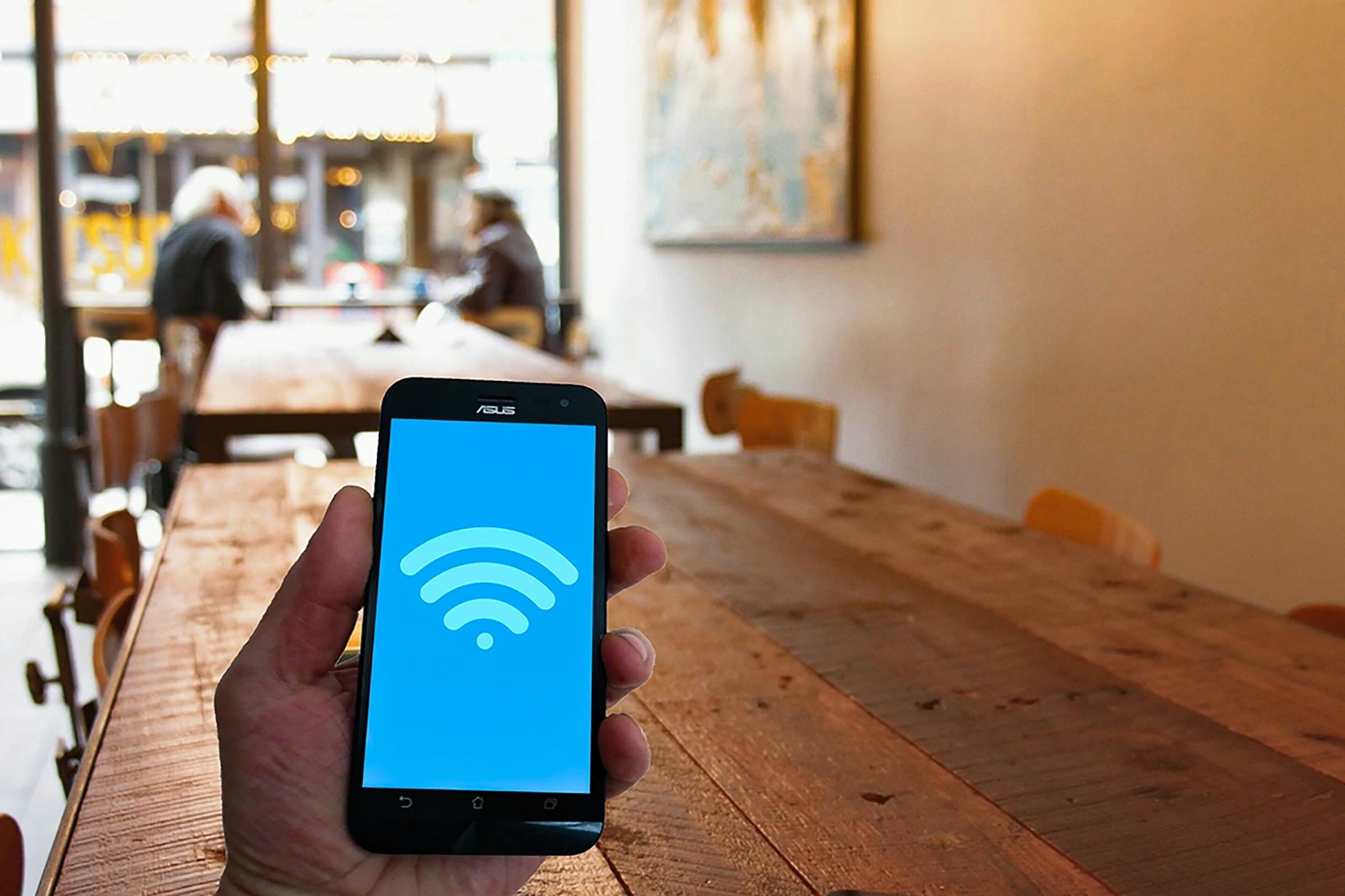 Wifi Hotspot Kafe Konsept